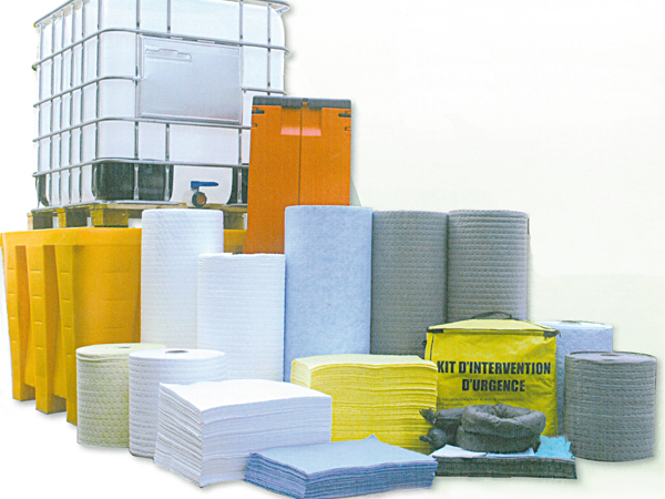 solutions protection environnement, absorbants, kits antipollution, bacs de rétention